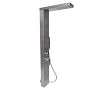 Multifunction Stainless Steel Shower Panel with Rain Shower Waterfall Shower and Massage Jets