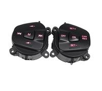 Multifunction Steering Wheel Buttons For Fiesta MK7 MK8 Escort Ecosport 2013 2014 2015 Car Parts Red LED Steering Wheel Right Left Cruise Control Switch Button