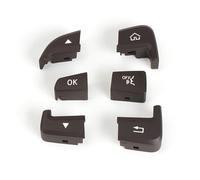 Multifunction Steering Wheel Switch Cruise Control For Benz C Class For GLC W205 W253 LHD RHD Car Multi-function Steering Wheel Switch Control Buttons Cover(Brown Left)