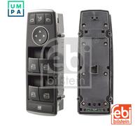 Multifunction switch Window Regulator 100943 FEBI BILSTEIN for MERCEDES-BENZ