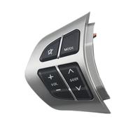 Multifunction Switches Volume Bluetooth Control Buttons Steering Wheel Cruise Control Switch(Silver)