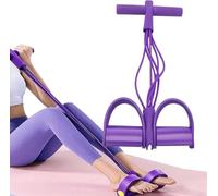 Multifunction Tension Rope, 6-Tube Pedal Resistance Band Elastic Pull Yoga Tension Rope, for Abdomen/Waist/Leg Stretching Slimming Training
