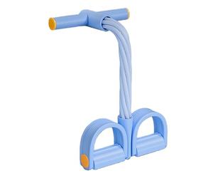 Multifunction Tension Rope 8-Tube Elastic Yoga Pedal Puller Resistance Band Tension Rope For Leg Stretching Slimming Training