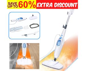 Multifunction Upright Hot Steam Cleaner Mop Kills 99.9% Bacteria Cleaning Floor oes not apply]
