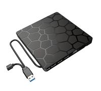 MultiFunction USB Type C Disc Burners Disc Writer For Office Or Travel Use Multimedia Enjoyment Professional Use