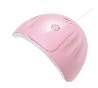 Multifunction UV LED Lamp for Nails Cabin Nail Gel Drying Professional Accesories and Tools(Pink-803)