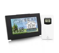 Multifunction Weather Station Alarm Clock Thermometer Hygrometer Touch Screen Wireless Sensor Sunrise Sunset Hygrothermograph(FJ3551A)