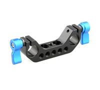 Multifunctional 15mm Double Hole Rails Clamp Connector Adapter For Photography Camera Accessories Aluminum Alloy Design Aluminum Clamp For Microphones Stand