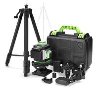 Multifunctional 16 Lines Laser Level 3° Self-Leveling Machine Rechargeable Lithium Battery Leveling Tool Omnidirectional Ground Waterproof Home Improvement Tools Set with 1.2m Height