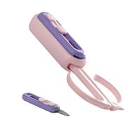 Multifunctional 2 in 1 Scissors - Ergonomic Non Slip Handle | Portable Retractable Calcinette | Practical Cutting Tool for Home Office Home Supplies Crafts