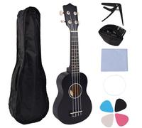 Multifunctional 21" Ukulele String Guitar Wood Guitar Ukulele Practice School Music Lessons and Gathering Home Practice