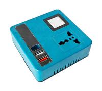 Multifunctional 220V Inverter Suitable for 18V to 21V Batteries Features USB Port Type C and LED Light Compacted Design Power Inverter