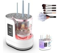 Multifunctional 3-in-1 Automatic Makeup Brush Cleaner & Dryer,Portable Automatic USB Makeup Brushes Cleaner with Drying Function,Electric Sonic Brush Cleaner