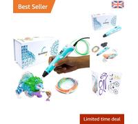 Multifunctional 3D Pen with Speed Control & Safe Nozzle - Perfect for Creatives