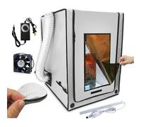Multifunctional 3D Printer Enclosure w/ 3-layer Filter Ventilation Fan Resin 3D Printer Tent Cover Eliminate Odors Dustproof Isolate Noise for Ender 3 v3 SE/KE, Ender 3 Pro/V2/ Neo, CR10 SE