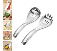 Multifunctional 5 in 1 Cooking Spoon, 304 Stainless Steel Kitchen Tool Spoon with Garlic Press, Potato Masher, Egg Yolk Separator, Strainer & Bottle Opener for Cooking and Food Preparation，Style B