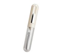Multifunctional 5-in-1 Sewing Tool Includes Seam Unpicker Threader Finger Thimble 8 Big Eye Needle and Box for Quilting Clear Needle Case