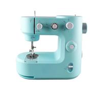 Multifunctional 5-stitch Sewing Machine Mini Portable Thread Effortless Sewing(Blue)
