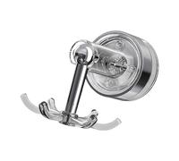 Multifunctional 6 Jaw Swivel Wall Hook Kitchen Gadget Space Efficient Design Wall Hook Kitchen Utensil Hanging Rack Suitable for Smooth Surface