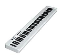 Multifunctional 88-key Portable Folding Student Home Electronic Keyboard Digital Piano Instrument Portable Electronic Keyboards (Color : White)