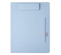 Multifunctional A4 Conference Folder Business Stationery Leather Contract File FoldersTravel Document(Blue)
