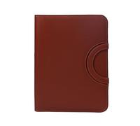 Multifunctional A4 Conference Folder Business Stationery Organizer Document Bag Leather Contract File Folders Office Envelope Holder(Brown)