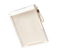Multifunctional ABS Document Box with Clipboard 2 Compartment File Organiser Storage Case for School and Travel Multipurpose ABS Organiser