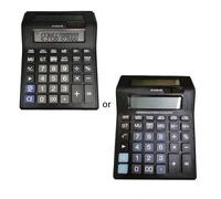 Multifunctional ABS Solar Double Screen Calculator | Double power of ABS accounting and management financials, high efficiency financial tool