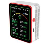 Multifunctional Accurate Tester Qualities Testing Meter for Indoor Home USB Rechargeable Air Qualities Pollution Meter Indoor Air Tester