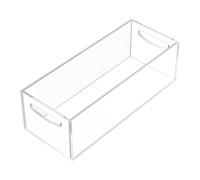 Multifunctional Acrylic Storage Box - DVD Compatible Portable Case | Easy Carry Storage Box with Handle, Stationery Organizer Suitable for Student Dorm and a