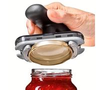 Multifunctional Adjustable Can and Jar opener - Effortless Comfortable, simple and easy to use，Stainless steel material,Quick Opening Tool for Weak Hands，Seniors