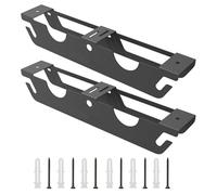 Multifunctional Adjustable Wall Mounted Storage Brackets Portable for Two Grinders Home Accessory Household Use Carbon Steel Grinder Shelf