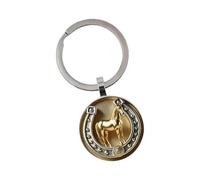 Multifunctional Alloy 2D Horseshoe Keychain with Embossed Design and Gold Finish The perfect symbolic gift for protection. Alloy Keychain