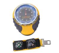 Multifunctional Altimeter Compass Barometer Temperature Meter for Outdoor Hiking Adventures Portable 4 in 1 ABS 60mm