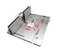 Multifunctional Aluminium Router Table Insert Plate Woodworking Electric Wood Router Flip Plate for Working Benches Router Plate Woodworking Tools(Set A)