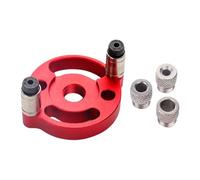 Multifunctional Aluminum Alloy Dowel Jigs for Consistent Hole Drilling Suitable for Furniture Maker and Home Renovation Red Design Drill Locator