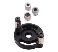 Multifunctional Aluminum Alloy Dowel Jigs for Consistent Hole Drilling Suitable for Furniture Maker and Home Renovation Red Design Drill Locator