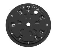 Multifunctional Aluminum Alloy Guitar Chord Wheel Circles of Fifths Design Music Education Tool for Students Teachers Music Education Tool