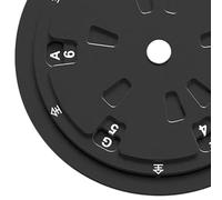 Multifunctional Aluminum Alloy Guitar Chord Wheel Circles of Fifths Design Music Education Tool for Students Teachers Guitar Chord Wheel