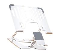 MultiFunctional Aluminum Laptop Stand Elevator With Foldable Design Enhances Ventilation For 10-17.3Inch Screens Portable Foldable Laptop Stand