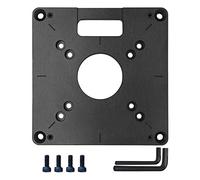 Multifunctional Aluminum Router Table Insert Plate Woodworking Electric Wood Router Flip Plate Work Bench Router