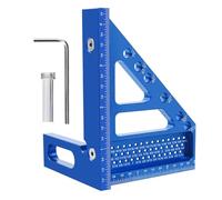 Multifunctional Aluminum Square Rule Precisions Miters Triangles Rule For Precise Woodworking & Engineering High Visibilities