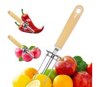 Multifunctional Apple Corer, Adjustable Diameter Fruit and Vegetable Corer Remover Tool Stainless Steel Pepper Seed Remover for Tomato Bell Pepper Pears Kitchen Gadgets
