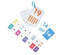 Multifunctional Arithmetics Practice Cards Kids Learning Tool with Paper Materials Interactive Math Study Arithmetics Learning