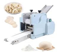 Multifunctional Automatic Dumpling Wrapper Machine, Electric Automatic Dumpling Skin Maker, Easy Operation, 45 Pieces Per Minute, Perfect for Restaurant Kitchen and Home Cooking Needs(90mm)