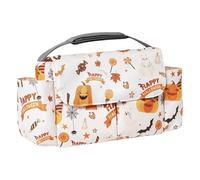 Multifunctional Baby Strollers Hanging Bag Water Proofing Storage Handbag Bottle Cup Organiser with Lovely Print Proofing Strollers Accessory