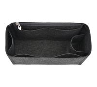 Multifunctional Bag In Bag Felt Organizers With Metal Zippered Easy Storage Purse Insert Organiser Handbag Inner Pocket Organizational Insert