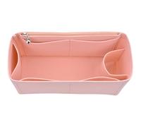 Multifunctional Bag In Bag Felt Organizers With Metal Zippered Easy Storage Purse Insert Organiser Handbag Inner Pocket Organizational Insert