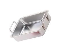 Multifunctional Baking Tray for Cakes Casseroles and Breads Stainless Steel Rectangle Cake Pan Cooking Sheet Rectangle Cake Tin