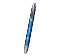 Multifunctional Ballpoint Pen with Mechanical Pencil, 5 Color-in-1 Retractable for Student Writing Instruments